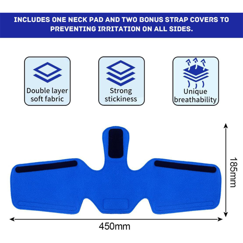 CPAP kaukės apsauginis dangtelis – poliar fleece audinys, užkerta kelią galvos juostelės įspaudams, svoris 25 g, modelis: apsauginės juostos, CPAP naudojimui