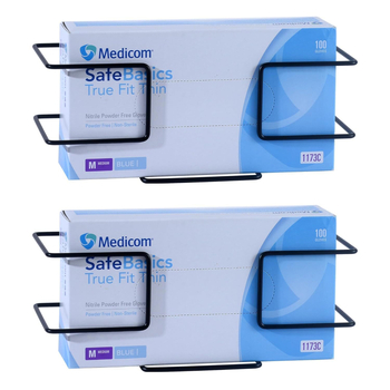 Μεταλλικός τοίχος-στηριχτής για θήκη γαντιών – δύο μέρη, σιδερένιος, μοντέλο jjk-561