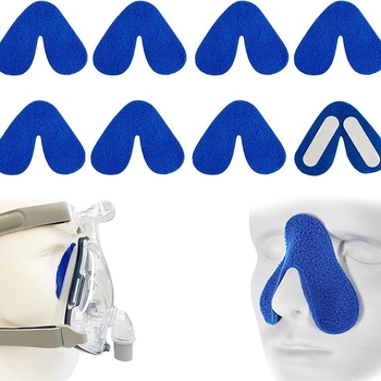 CPAP nosies pagalvėlė ventiliatoriaus kaukei — prieš spaudimą pagalvėlė, aksominis audinys, svoris 2, rankinis stilius