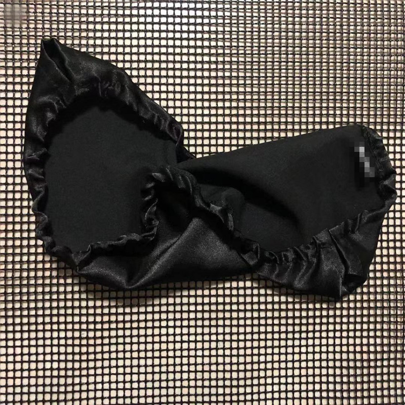 Satininis barzdos uždangalas vyrams, suaugusiems, vienos spalvos raštas, individualus logotipo spausdinimas, kostiumo aksesuaras