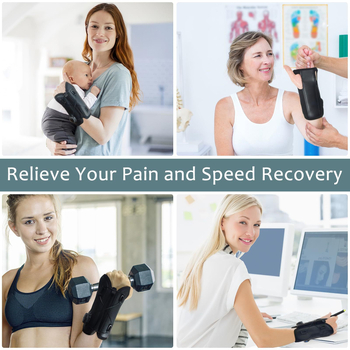 Защитна китка с палец — компресионна поддръжка, регулирана алуминиева опора, закопчаване с копче; подходяща за бадминтон, бягане и фитнес, възрастни