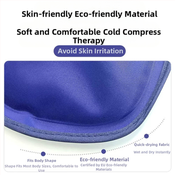 Μετεγχειρητική τσάντα πάγου για γόνατο και αστράγαλο, κρύο/θερμική θεραπεία, επαναχρησιμοποιούμενη, με δέσιμο, νάιλον-gel