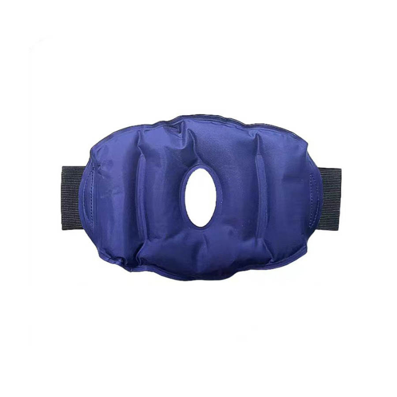 Следоперативна торбичка за лед за коляно и глезен за студено и топло лечение, повторно използваема, с връзка, найлон-гел