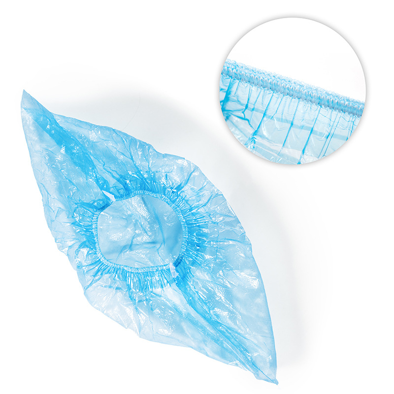 Miaojie Μίας χρήσης παχύτερα προστατευτικά καλύμματα παπουτσιών από PE, αδιάβροχα, αντιολισθητικά, για εσωτερική χρήση, 60 τεμάχια