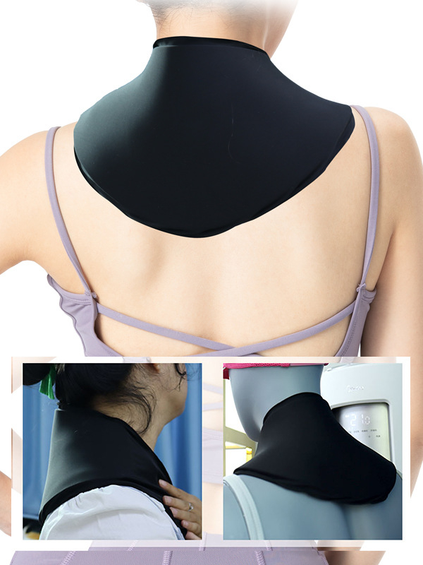 Pečių ir kaklo šaldymo paketas su spandekso užvalkalu, kietas gelis, tinkamas jogai ir sveikatos masažai, pakuotė 20 vienetų