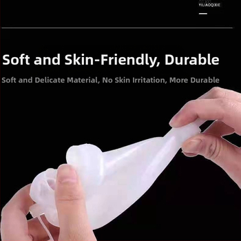 Ουρητήρας σιλικόνης για ηλικιωμένους, αναπνεύσιμος με δίχτυ, unisex, για χρήση σε κατάκλιση