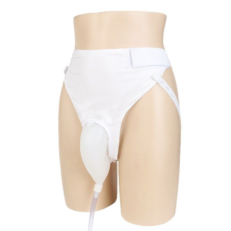 Silikoninis šlapimo indas vyresnio amžiaus žmonėms, kvėpuojantis tinklas, unisex, lovos naudojimui