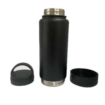 Ανοξείδωτη θερμομονωτική φιάλη με καπάκι — φορητή για αυτοκίνητο και ταξίδια, δυνατότητα εκτύπωσης λογότυπου και ιδιωτικής ετικέτας
