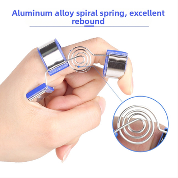 Pooperacinis pirštų treniruoklis su aliuminio lydiniu ir EVA danga, delno apsauga, suaugusiems