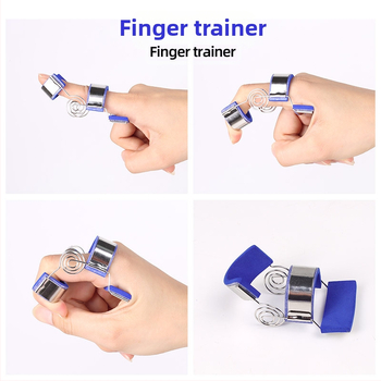 Pooperacinis pirštų treniruoklis su aliuminio lydiniu ir EVA danga, delno apsauga, suaugusiems