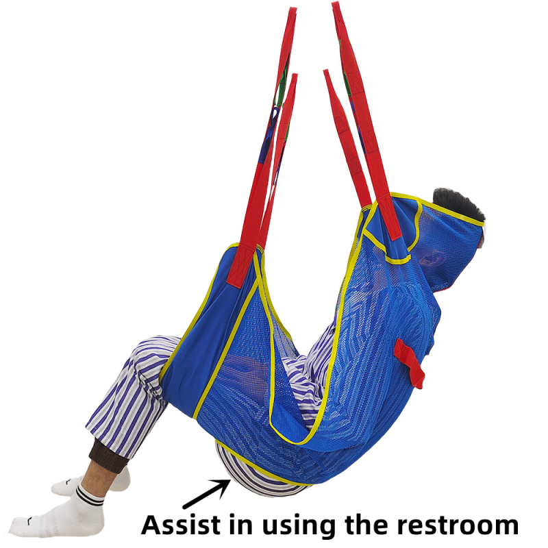 Слинг за повдигане на пациент с мрежеста конструкция за къпане (Марка: Guangzhou Kangler Medical Equipment Co., Ltd; Материал: Полиестер; Приложение: Домашна употреба)