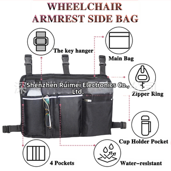 WPB – чанта за висящо съхранение за проходилка и инвалидна количка, 600D оксфорд плат, дневно съхранение, пътуване, модерен минималистичен стил