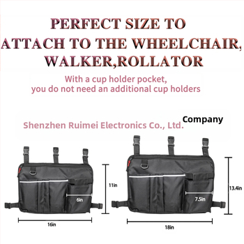 WPB – чанта за висящо съхранение за проходилка и инвалидна количка, 600D оксфорд плат, дневно съхранение, пътуване, модерен минималистичен стил