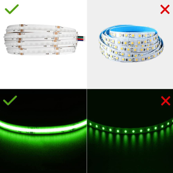 LED marquee juosta RGBIC, 720 LED, 24V, modelis XCY-COBRGBIC-648, reguliuojama