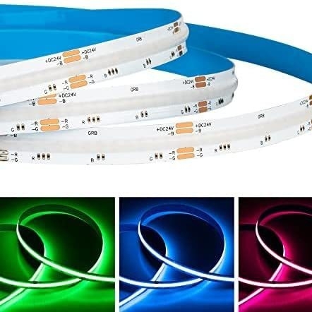 LED marquee juosta RGBIC, 720 LED, 24V, modelis XCY-COBRGBIC-648, reguliuojama