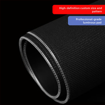 Μεγάλη επιφάνεια ποντικιού για παιχνίδια, αντιολισθητικό φυσικό καουτσούκ, θερμική μεταφορά εκτύπωσης, δυνατότητα εξατομίκευσης εικόνων, εκτύπωση λογότυπου, φωτιζόμενη επιφάνεια για ηλεκτρονικά αθλήματα