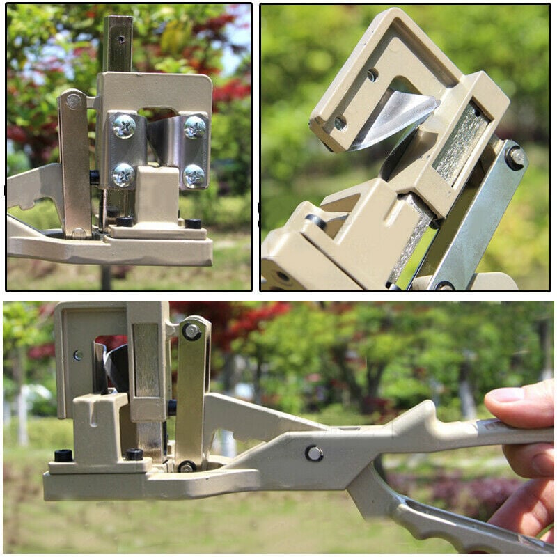 Μηχανή μοσχεύματος για δέντρα φρούτων, V-τύπου, κράμα, γαλβανισμένη επιφάνεια, βάρος 650 g