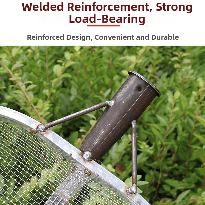 Оцинковано желязно сито за зърно с големи отвори и удебелена мрежа, за царевица, фъстъци и кестени, персонализирано