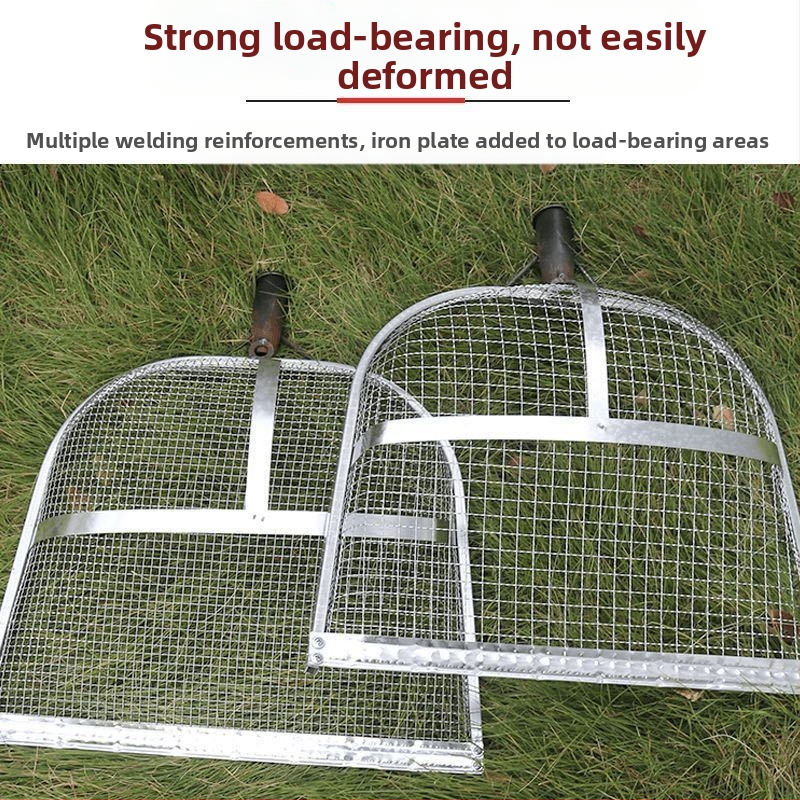 Оцинковано желязно сито за зърно с големи отвори и удебелена мрежа, за царевица, фъстъци и кестени, персонализирано