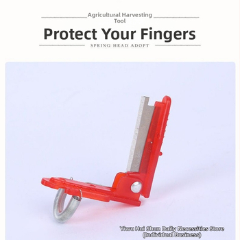 Πολυχρηστικό εργαλείο κουζίνας για συγκομιδή φρούτων και λαχανικών με λεπίδα από ανοξείδωτο ατσάλι και λαβή PP; εργαλείο κοπής για σταφύλια, αγγούρια, με μοντέρνο μινιμαλιστικό σχεδιασμό