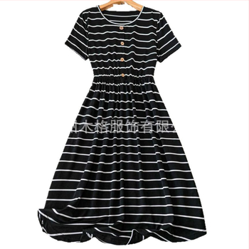 Φόρεμα σε γραμμή Α με μήκος μέσης, στρογγυλός λαιμός, κοντά μανίκια, pull-over, εκτύπωση 3D εφέ, 80–90% σπάντεξ, Άνοιξη 2025