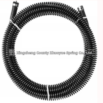 Valymo spiralė su išplėstinėmis jungtimis (vyriškos ir moteriškos) – plieninė viela, cinkuota danga, Little Treble