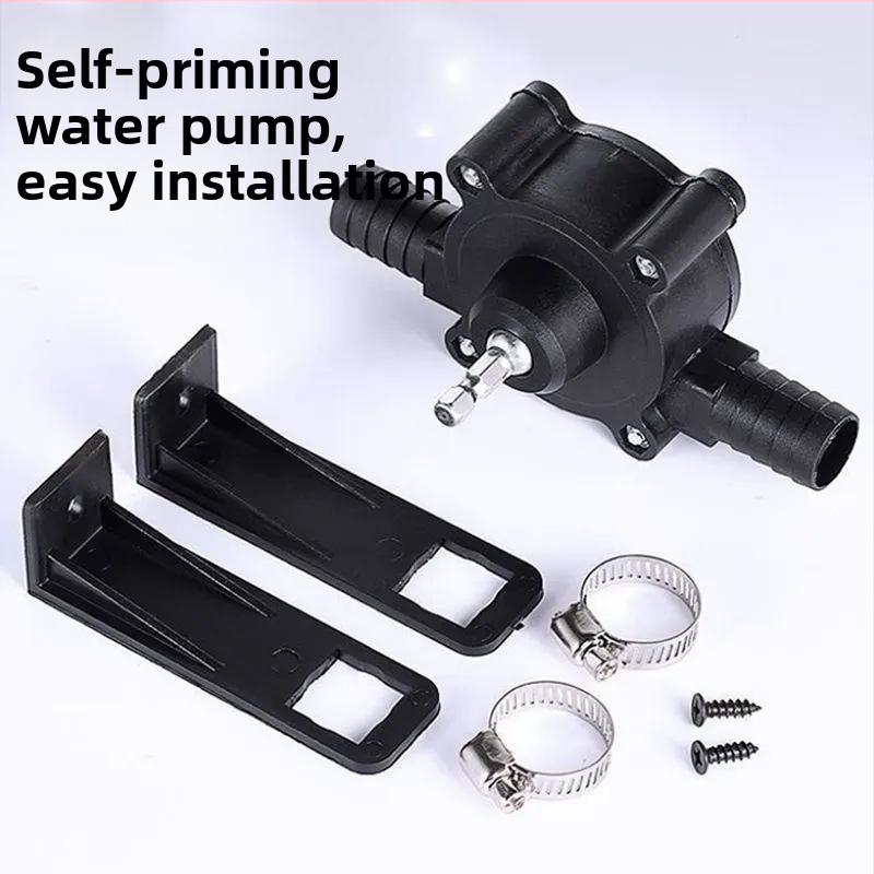 Електрическа помпа за всмукване на масло, захранвана от ръчна бормашина; помпа за вода с висока производителност; отводняваща и дизелова помпа; компактна помпа за всмукване