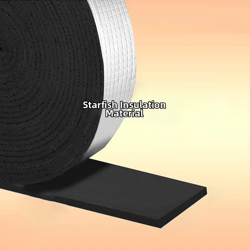 Самозалепваща алуминиева лента за изолация на водопровод, външна зимна употреба; основа: бутилов каучук; серия: топлоизолация, противопожарна и водоустойчива; лепило: гума на основа; приложение: ремонт на водопроводи