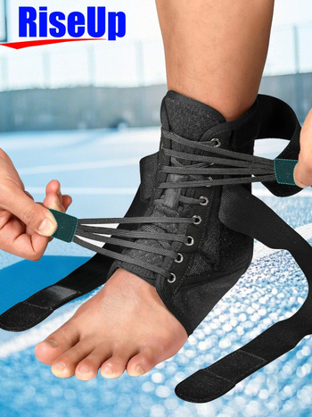 Fűzős bokaortézis felnőtteknek, poliészter szálból, boka védelem futáshoz és hegymászáshoz