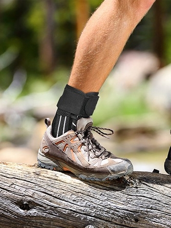 Νάρθηκας αστραγάλου με κορδόνι για ενήλικες, πολυεστερική ίνα, προστασία αστραγάλου σε τρέξιμο και ορειβασία