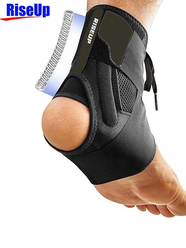 Fűzős bokaortézis felnőtteknek, poliészter szálból, boka védelem futáshoz és hegymászáshoz