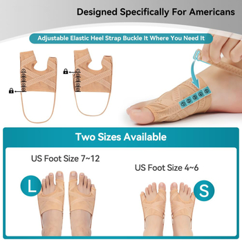 LT-045 Hallux valgus pirksta korektors — nylon, Nēsājamais korektors, Hallux valgus sērija, Piemērots visām sezonām