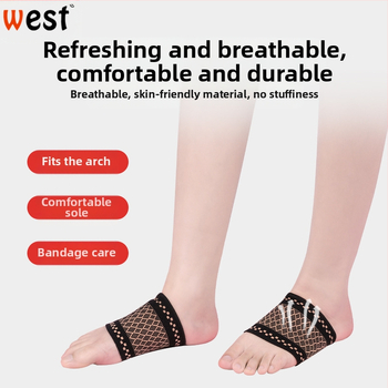 Νάρθηκας αστραγάλου με υποστήριξη καμάρας για επίπεδα πόδια, νάιλον, καθολική εφαρμογή, προστασία αστραγάλου, τένις