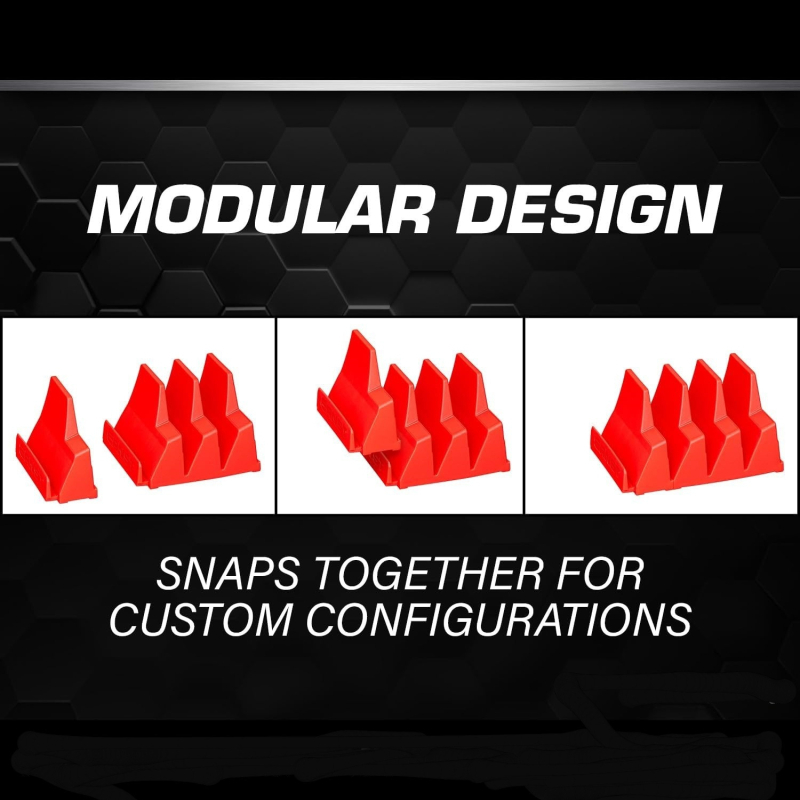 Laisvai stovintis raktų laikiklis su 20/40/80 talpa — plastiška konstrukcija