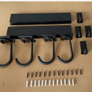 Стенно закачалка за велосипед, двуетажна от карбонова стомана, товароносимост 30 кг, модел RF-19017