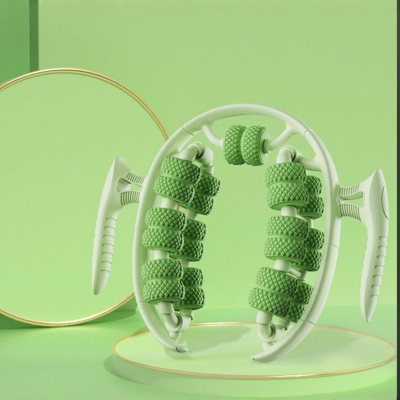 Joga masažni valjak za noge s prstenastim klipom za opuštanje mišića — Marka LT; Kategorija: Joga pomagala; Primjena: Fitness oprema, Zdrava masaža, Fitness i ljepota