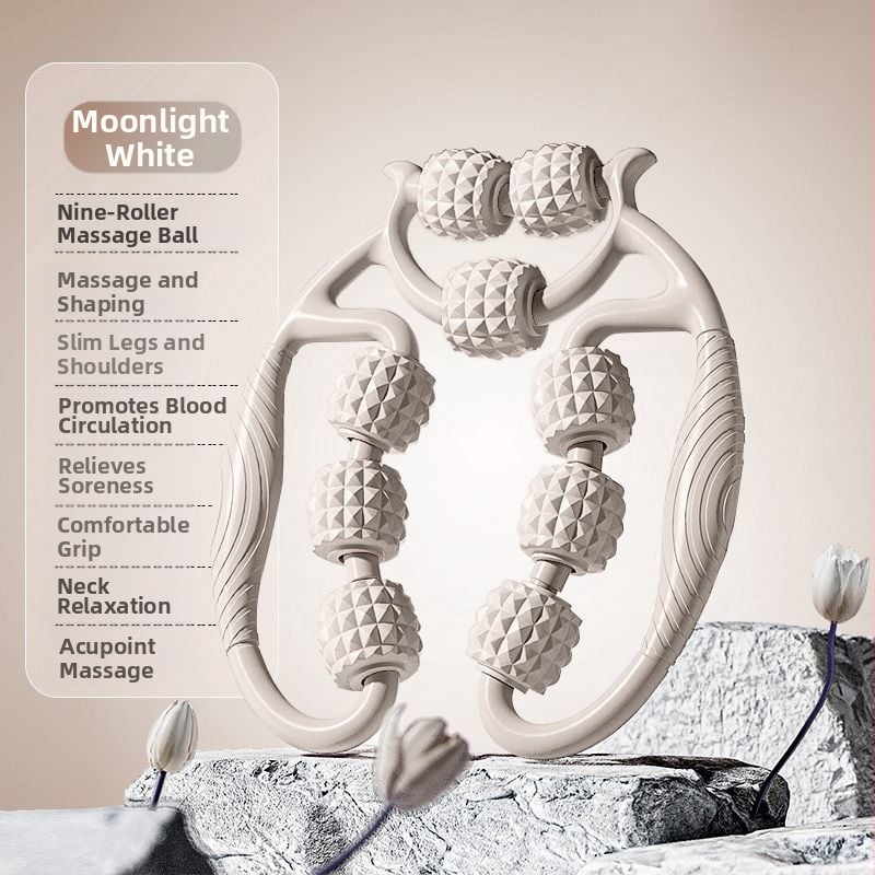 Joga masažni valjak za noge s prstenastim klipom za opuštanje mišića — Marka LT; Kategorija: Joga pomagala; Primjena: Fitness oprema, Zdrava masaža, Fitness i ljepota