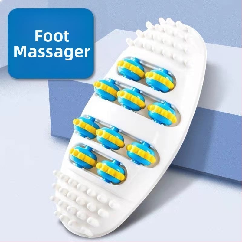 Kojų masažuoklis — nešiojamas namų naudojimui, akupunktūros taškų masažuoklis sveikatai ir fizinei formai, pakuotė kartono dėžutėje