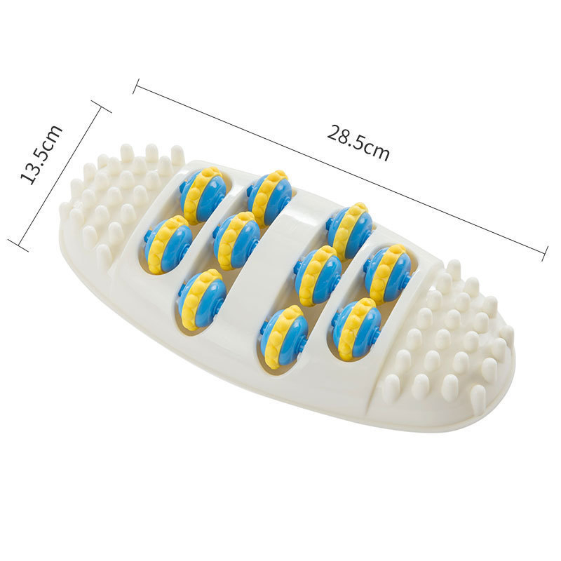 Kojų masažuoklis — nešiojamas namų naudojimui, akupunktūros taškų masažuoklis sveikatai ir fizinei formai, pakuotė kartono dėžutėje