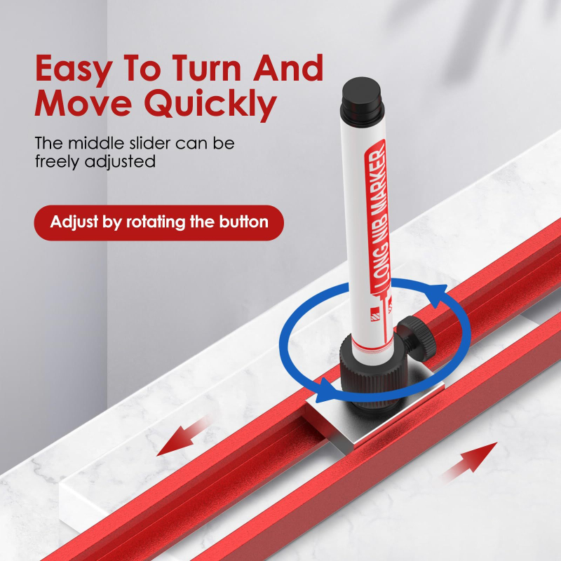 Многофункционален контурен измервател за дървообработване и плочки: копиране на неравни контури, радиусен измервател, универсален инструмент