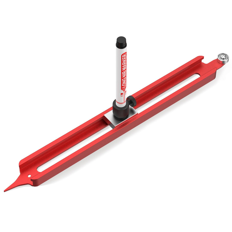 Многофункционален контурен измервател за дървообработване и плочки: копиране на неравни контури, радиусен измервател, универсален инструмент