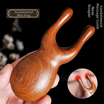 Koka gua sha komplekts ar masāžas ķemmi un meridiāna ruļļu — zīmols Ruijiu; materiāls: koks; svars: 35 g; piemērots fitnesam, veselības aprūpei un skaistumam