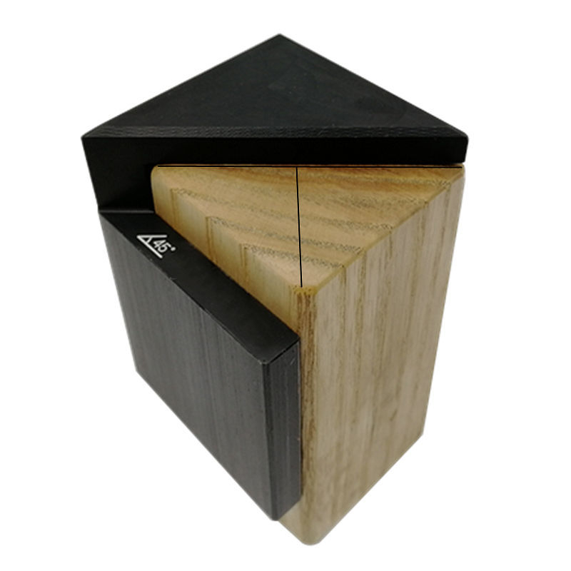 Дървообработващ инструмент: 45° ъгъл, маркировач за централна линия, бук дърво, кръгъл писец и микрометър