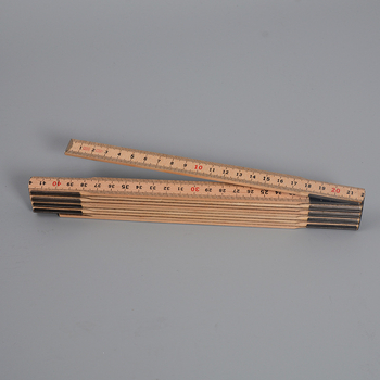 Weixuan Αναδιπλούμενος χάρακας από ξύλο με μηχανισμό ελατηρίου, 10 τμήματα, ακριβής κλίμακα