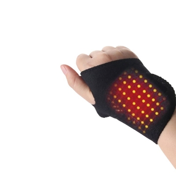Нагряваща защита за китката с магнитна терапия и инфрачервени частици – унисекс спортна китка за навяхвания