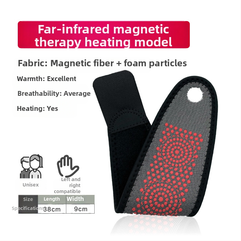 Zohrievajúci zápästný ochranný pás s magnetickou terapiou a časticami diaľkového infračerveného žiarenia – univerzálny športový zápästný chránič