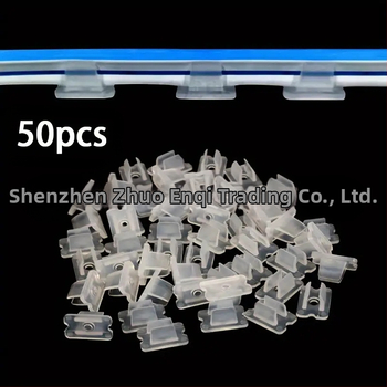 Клип за фиксиране на LED лента (PC/PP, инжекционно формоване, 2 g)