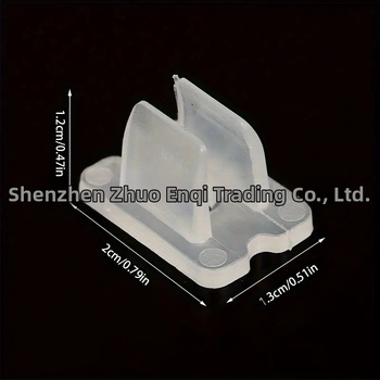 Клип за фиксиране на LED лента (PC/PP, инжекционно формоване, 2 g)