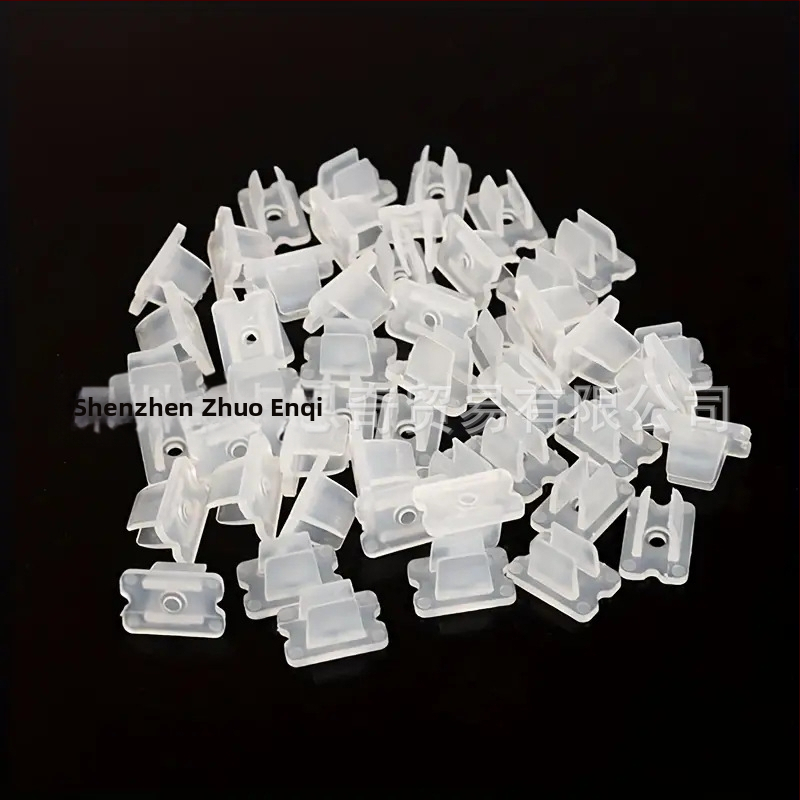 Клип за фиксиране на LED лента (PC/PP, инжекционно формоване, 2 g)