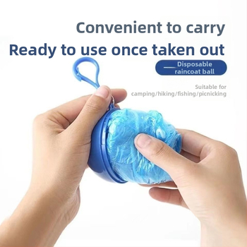 Αδιάβροχο μίας χρήσης σε σφαιρικό σχήμα, φορητό για υπαίθρια χρήση, PVC ύφασμα, 1 άτομο